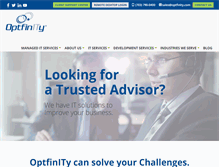 Tablet Screenshot of optfinity.com